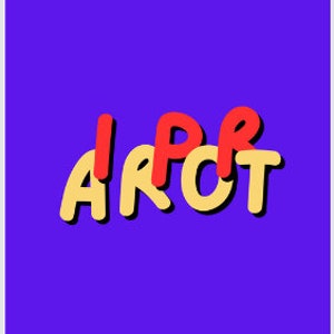 以下が含まれることがあります： 紫色の背景に、赤い「PRO」と黄色の「ART」の文字が書かれている。