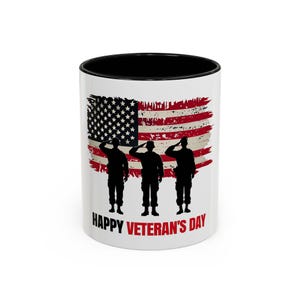 Coffee Mug, Military Retirement Gift, Army Marines Navy Air Force, Veteran Soldier, Patriotic Cup, Gift for Him Her, Office Decor