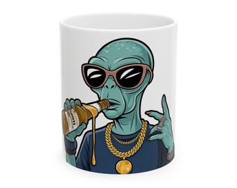 UFO-koffiemok, Alien Coffee Cup 11oz, X-Files Extraterrestrial-mok