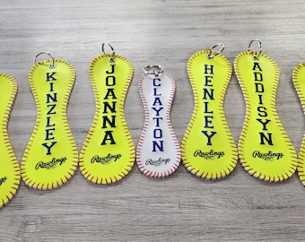 Etiquetas para bolsas de softbol