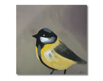 Original Bird Art Painting for your home, office, room decore etc. and also gift for friends, mom, dady...