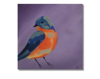 Original Bird Art Painting for your home, office, room decore etc. and also gift for friends, mom, dady...