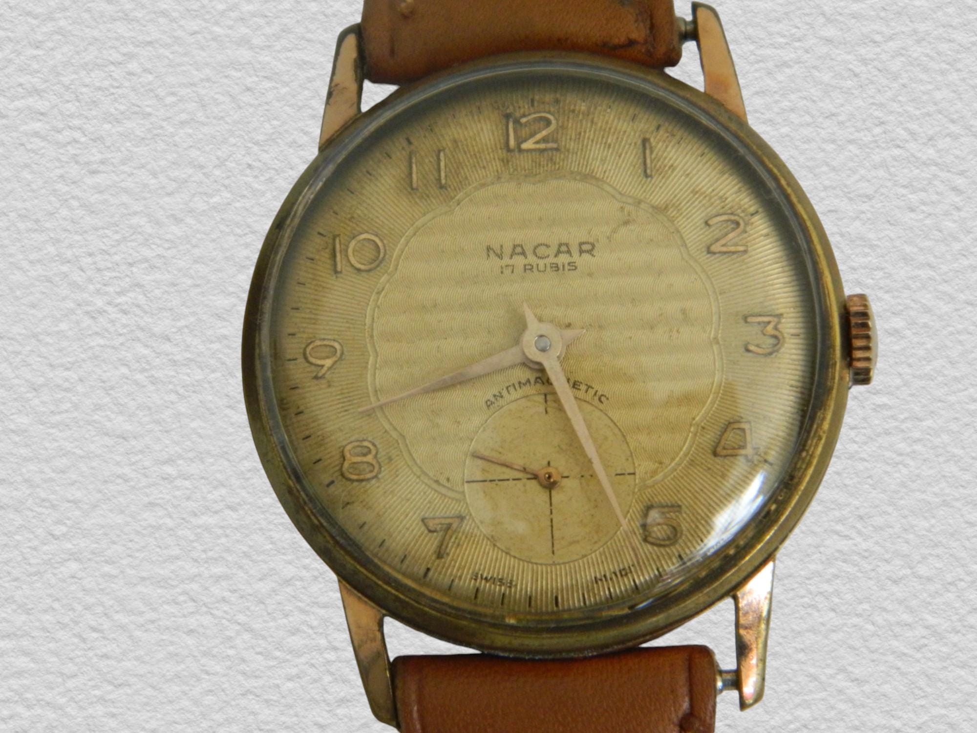 Vintage Nacar 1950s Wind-up Mechanical Watch – Classic Collector