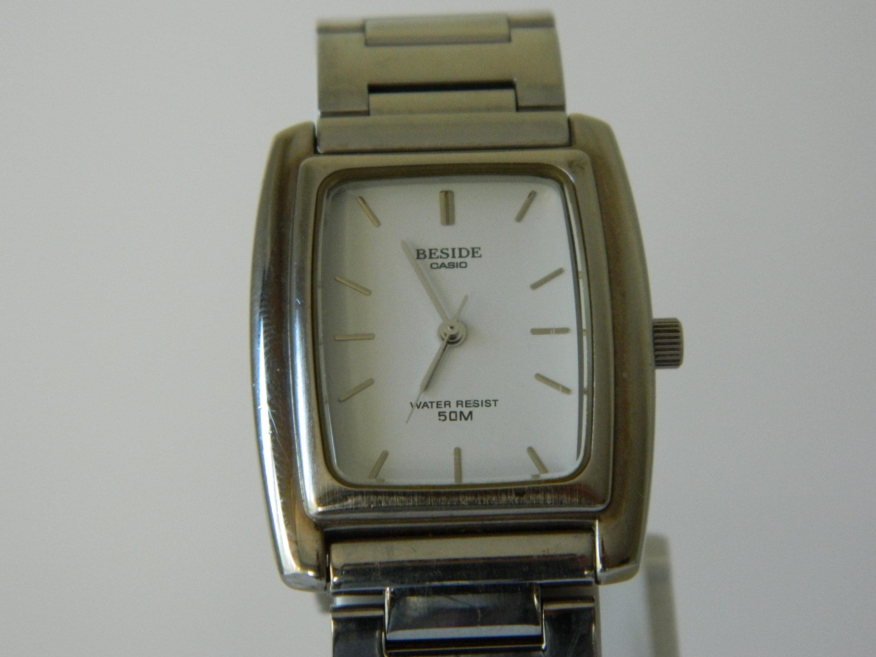 Casio Beside MTP-1135 Stainless Steel Wristwatch 50M Water