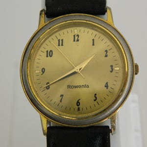 Rowenta Classic Unisex Quartz Wristwatch | Vintage Germany | Timeless Design