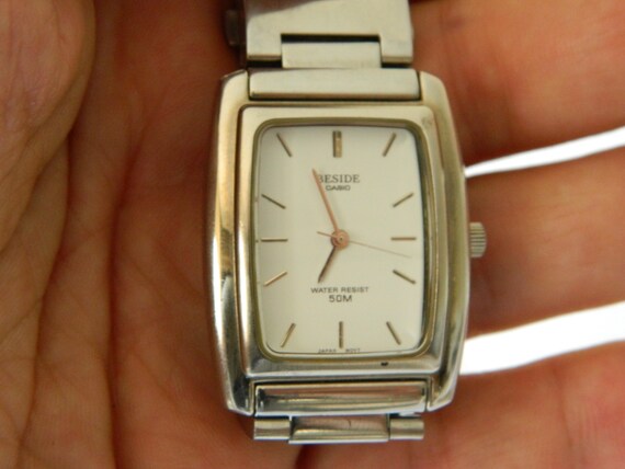 Casio Beside MTP-1135 Stainless Steel Wristwatch 50M Water