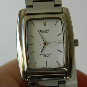 Casio Beside MTP-1135 Stainless Steel Wristwatch - 50M Water-Resistant