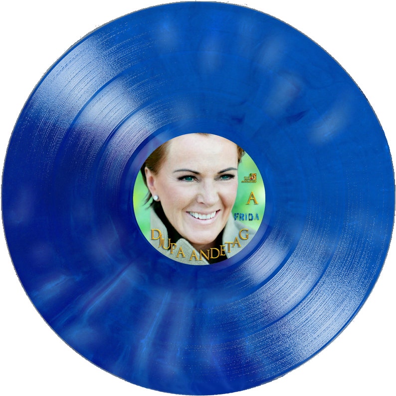 Frida / Annifrid Lyngstad Djupa Andetag Vinyl blue marple effect Vinyl more info Bild 2