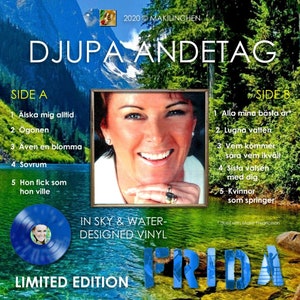 Frida / Annifrid Lyngstad Djupa Andetag Vinyl blue marple effect Vinyl more info Bild 3