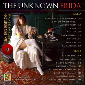 Annifrid Lyngstad The Unknown Frida on red marple effect vinyl Bild 2