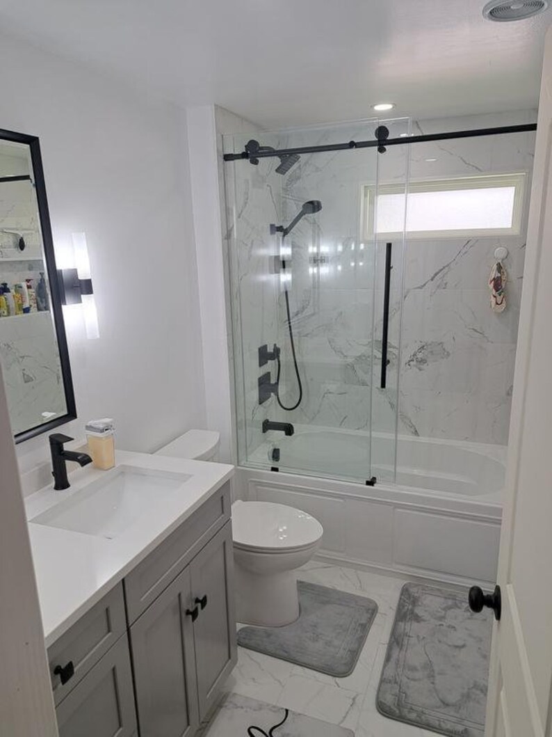 Tub Shower Door , Modern Shower Door , Sliding Shower Door,single ...