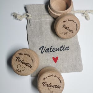 Personalized wooden baby keepsake boxes, tooth box, hair lock box, maternity bracelet box