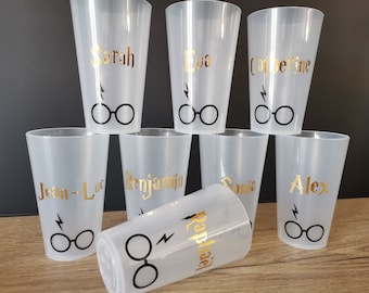 Tumbler, personalized Harry Potter plastic glass