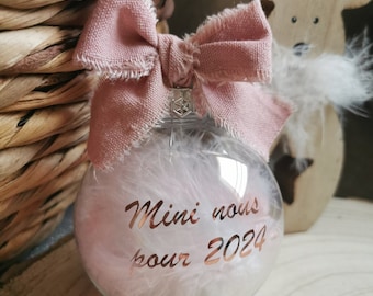 Boule de noël personnalisée