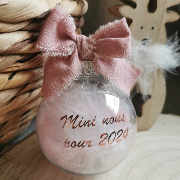 Boule de noël personnalisée