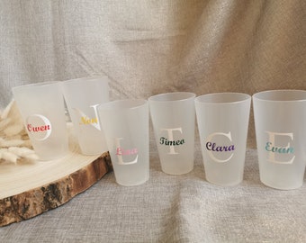 Tumbler, personalized plastic glass