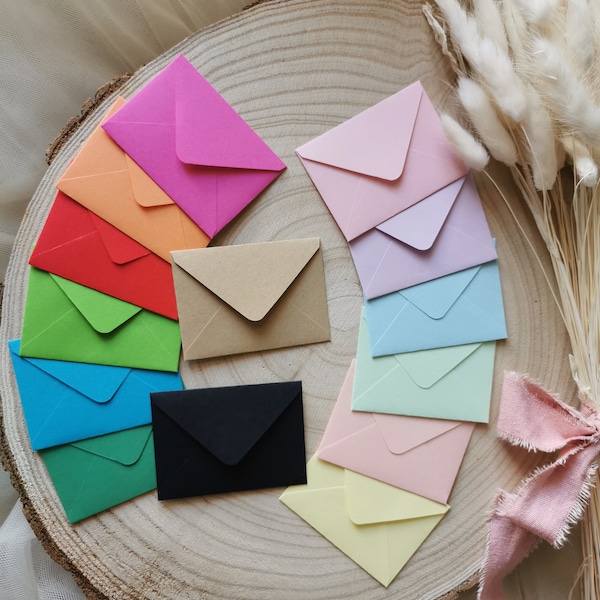 Minis enveloppes lot de 10