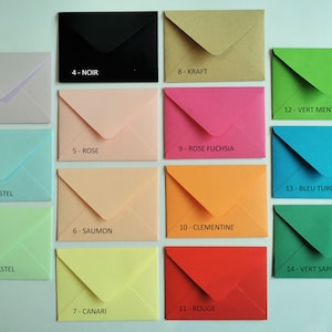 Mini envelopes set of 10 image 7