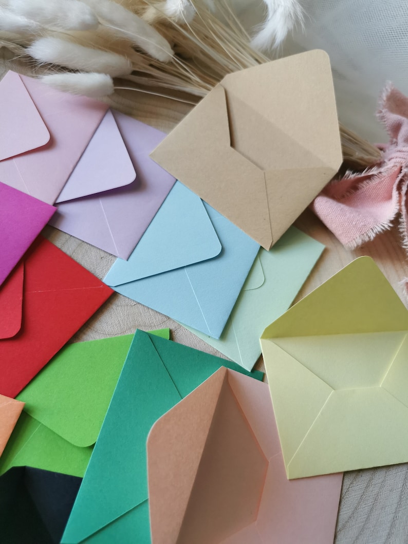 Mini envelopes set of 10 image 6