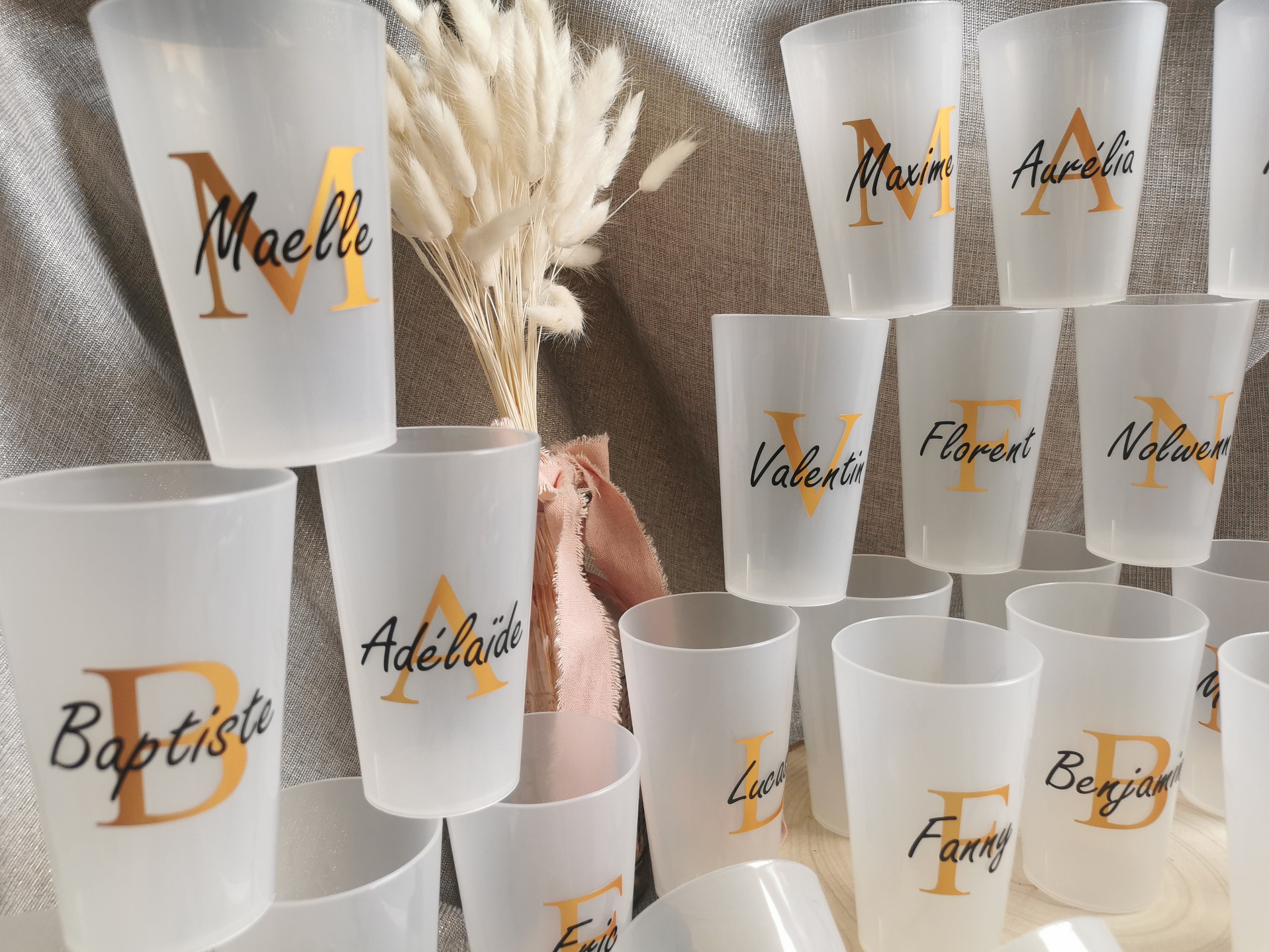 Personalized plastic cup, glass