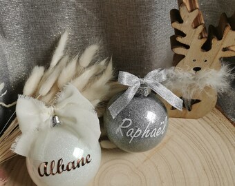 Personalized Christmas ball 8cm