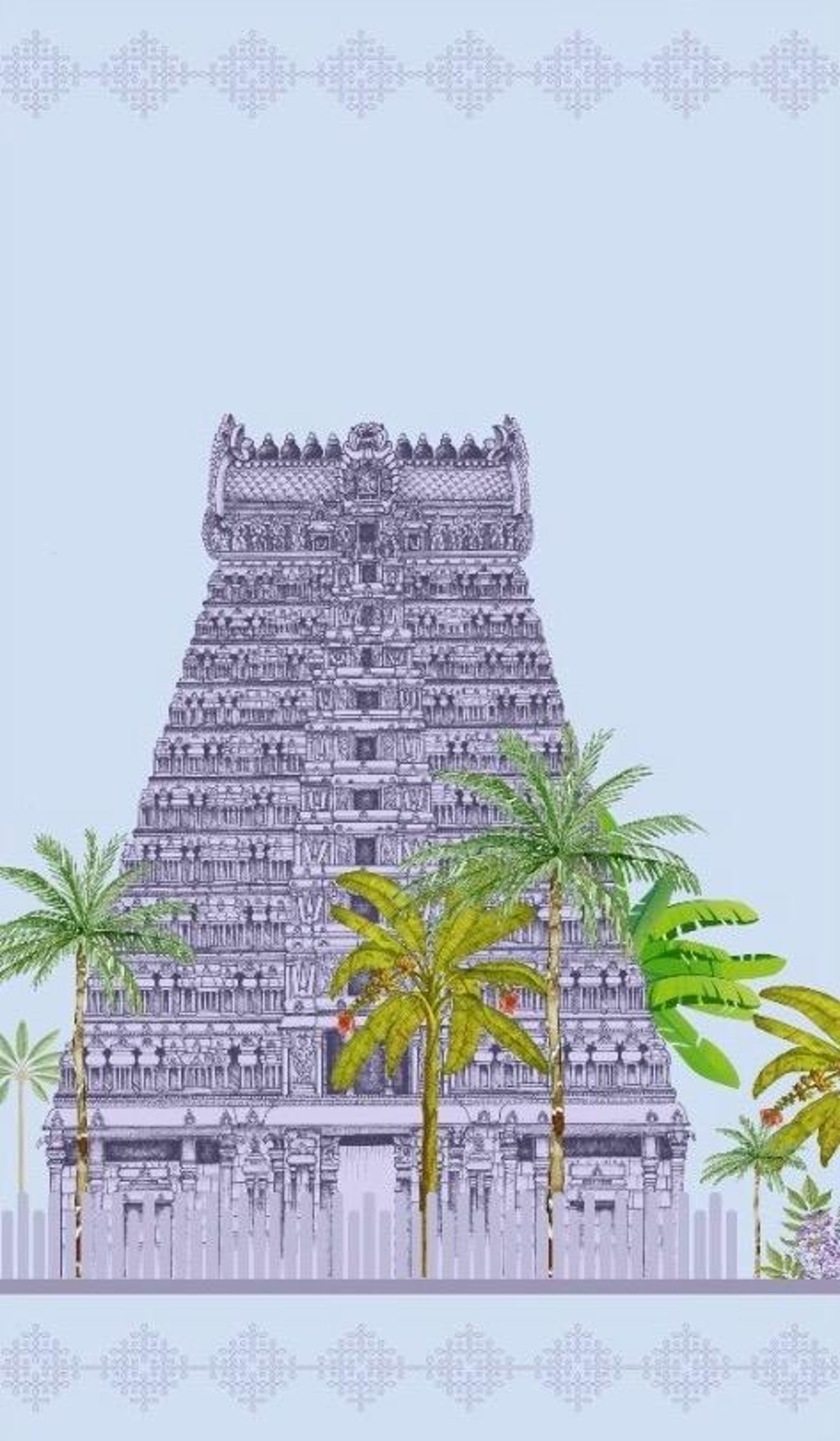 Mandir Backdrop Stitched Festive Backdrop/ Temple Backdrop/ Diwali Decor / Indian ...
