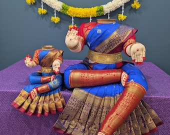Muñeca Varalaxhmi/ Ammavaru Idol / Decoración india de pooja/ Varalakshmi ídolo/ Muñeca Lakshmi / Muñeca Amman / Devi Body para Pooja