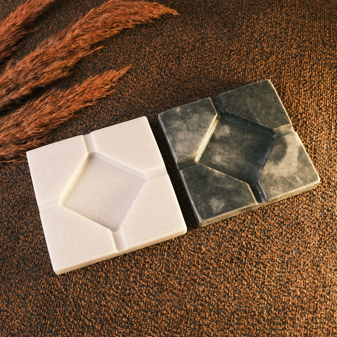 Marble Cigar Ashtray, Marble Cigarette Ashtray, Cigar Accessories - Etsy