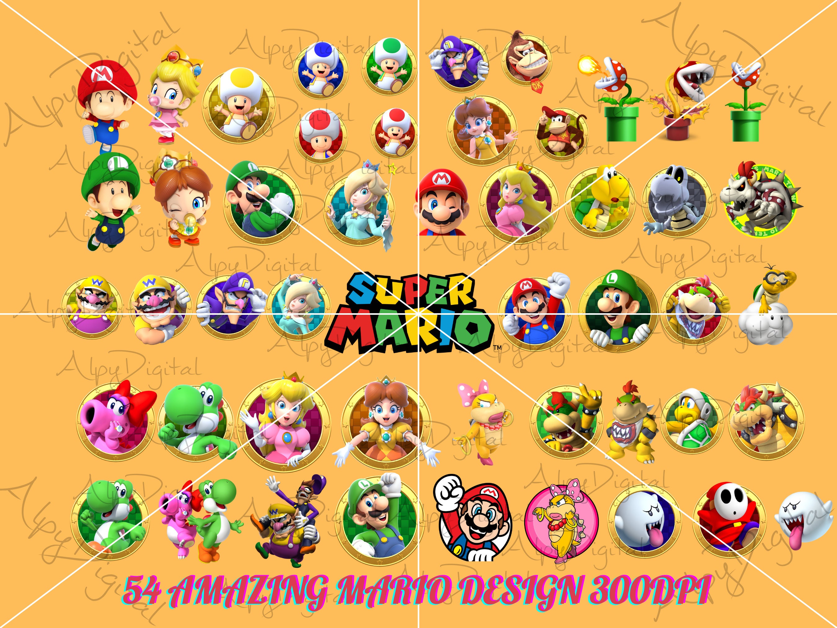 Super Mario All Characters