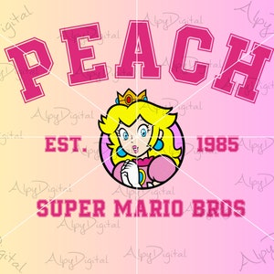 Princess Peach Png,Princess Peach Svg,Feeling Peachy Png,Princess Png,Super Mario png,Mario Games png,Cut Files For Cricut