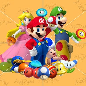 Super Mario Friends Svg,Super Mario Friends Png,Mario Princess Peach and Luigi Png,Princess Peach Svg,Princess Peach Png,Mario Svg