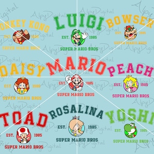 Super Mario Bundle Png, Super Mario Charaktere Png, Super Mario Familie Png, Super Mario Est Png, Super Mario Clipart, Mario World
