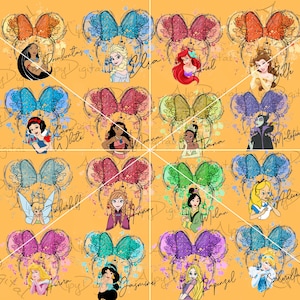 16 Princess Ear Bundle Png,Princess Bundle Png,Princess Best Day Ever Png,Princess Bundle Png,Princess clipart,Princess Digital World Png
