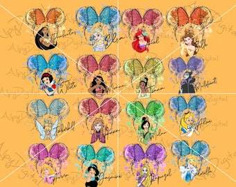 16 Princess Ear Bundle Png,Princess Bundle Png,Princess Best Day Ever Png,Princess Bundle Png,Princess clipart,Princess Digital World Png