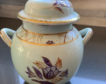 Vintage Calyx sugar bowl.