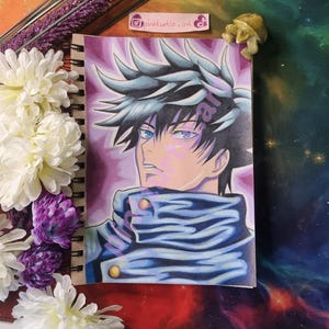 Jujutsu Kaisen / Megumi Fushiguro / Artprint / DRUCK A4, A5 Postkarte, Animezeichnung als Print, Animedruck, Animeposter