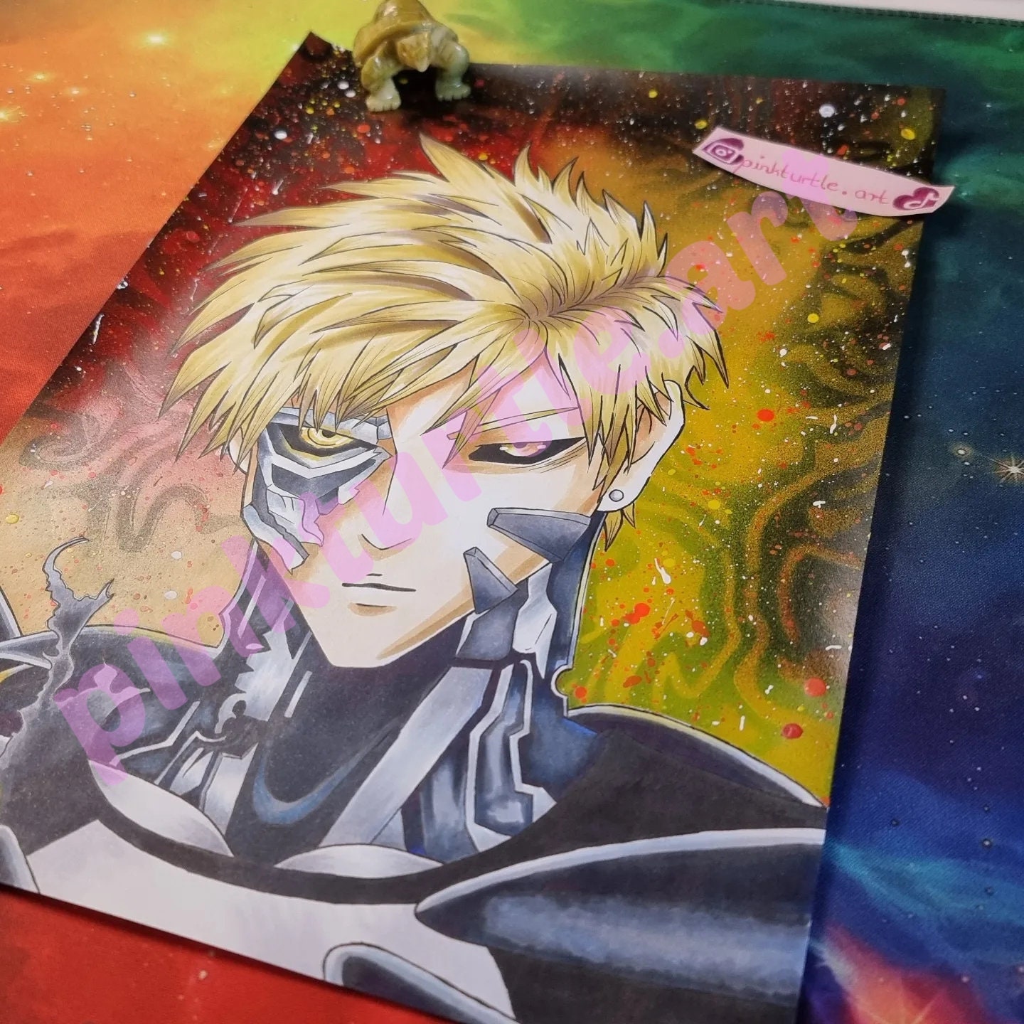 One Punch Man Genos Fanart / Artprint / PRINT A2 or A3, Anime Drawing ...