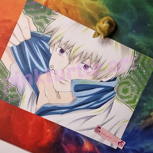 Jujutsu Kaisen Toge Inumaki Fanart / Artprint / PRINT A4 or A5, anime drawing as a print, anime print, anime poster