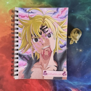 Siete pecados capitales / Pecado del dragón Meliodas / Impresión artística / IMPRESIÓN A4, postal A5, dibujo de anime como impresión, impresión de anime, póster de anime