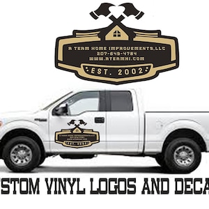 SUPERIOR Full Color Custom Printed Logos- Decal for Business- Custom Color Sticker for Store- Logo Decal for Car- Vehicle Graphics - Car