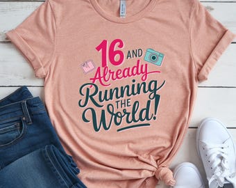Sweet 16 Birthday Shirts - My Sweet 16 T-Shirt - Sweet Sixteen Shirt Gift - Sweet 16 Birthday T-Shirts - Sweet 16 Shirts for Teens