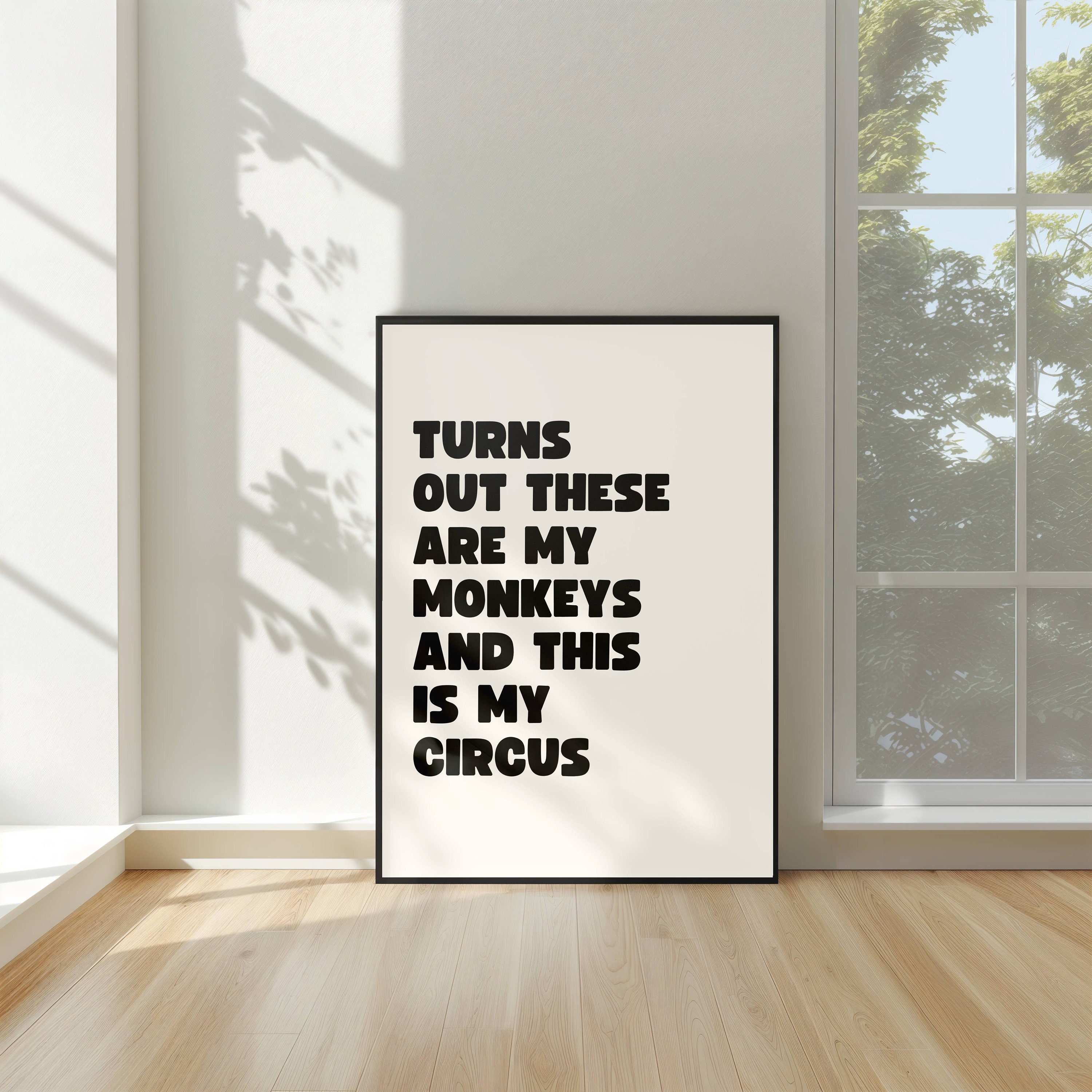 Es stellt sich heraus, dass dies meine Affen sind und dies ist mein ... Es stellt sich heraus, dass dies meine Affen sind und dies ist mein ...