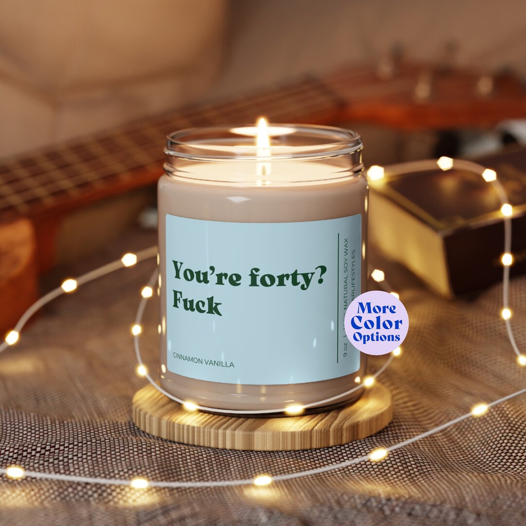 You're Forty Candle 40th Birthday Gift, Funny Candle for Fortieth