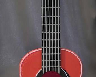 guitar themed birdhouse/garden decor