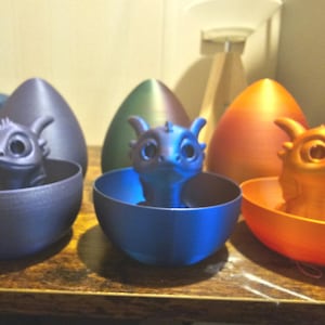 3D-printed baby dragon egg (2 eggs)