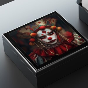 Chou Chou the Clown Art Print Gift and Jewelry Box