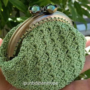 handmade click-clack coin purse.