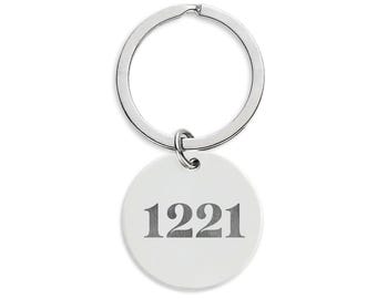 Op hockeyromance geïnspireerde 1221 1410 hotelkamers gegraveerde sleutelhanger