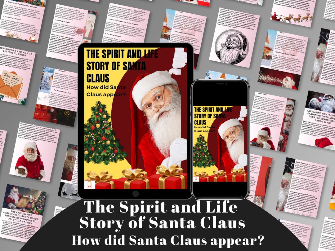 The Spirit and Life Story of Santa Claus How Did Santa Claus Etsy