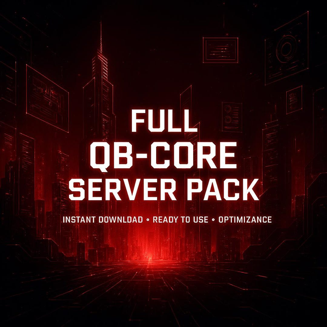 Pacote de servidor QBCore FiveM – Framework completo para GTA RP ...